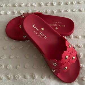 Kate Spade slip on cushy sandals